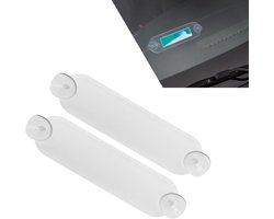 Tolbadge Houder - Transponder Mount - Snel Tol Betalen - Sterke Zuignap - 2 Stuks - Transparant