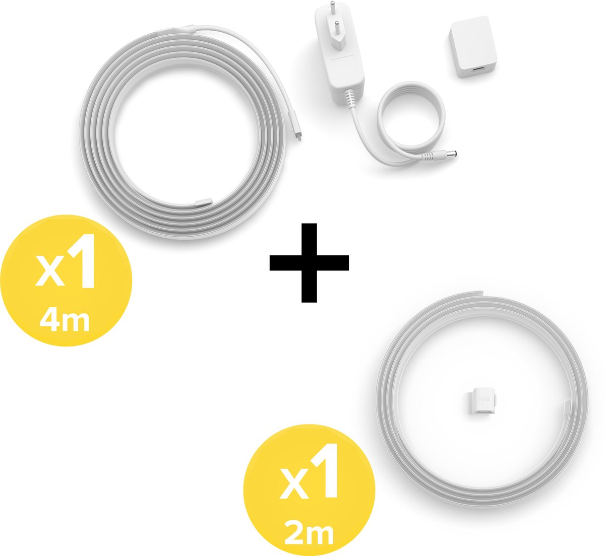 Philips Hue Flux LED strip 6 Meter - Wit en Gekleurd Licht - Light Strip - Incl. Voedingskabel - Hue White and Color Ambiance — afbeelding 3