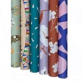 Luxe Prisma Élégance Cadeaupapier set - 70 x 150 cm
