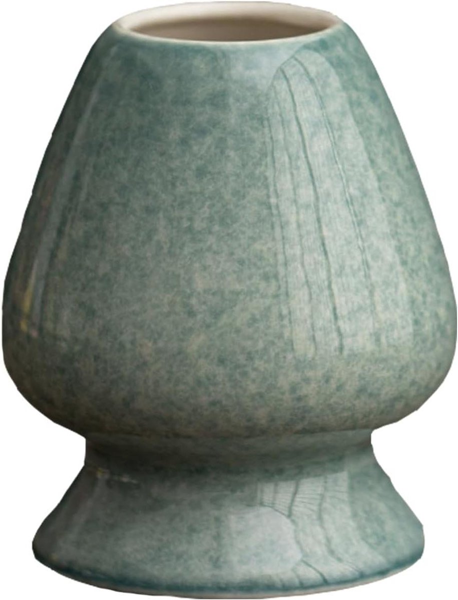 Matcha Gardehouder - Keramische Standaard - Theeceremonie - Behoudt garde vorm - 1 stuk - Wit
