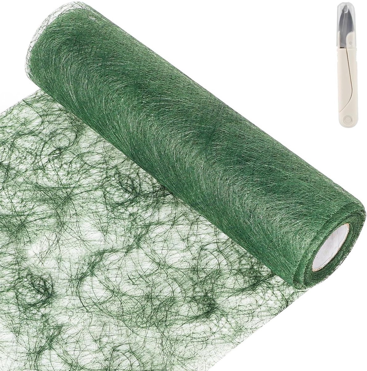 Non-woven Tafelrunner Donkergroen 20 cm x 5 m - Tafelversiering voor Bruiloften, Verjaardagen en Doopfeesten