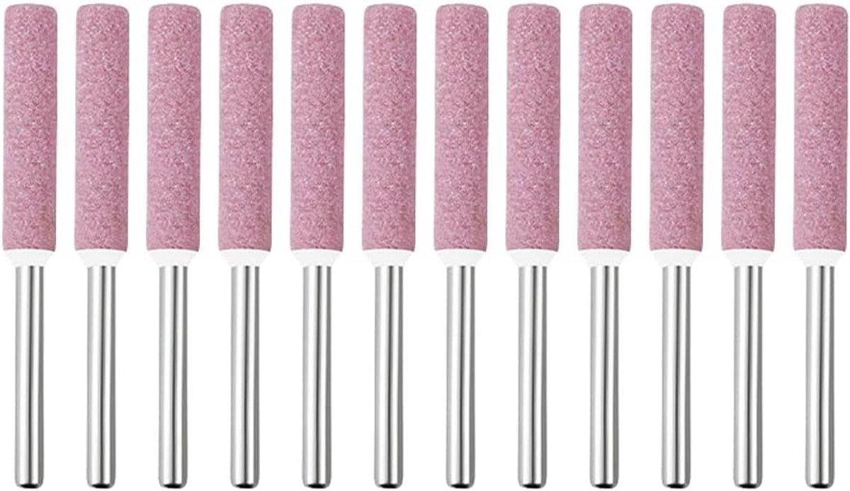12-delige set slijpstenen voor kettingzaag, slijpgereedschap en slijpaccessoires voor metaalbewerking