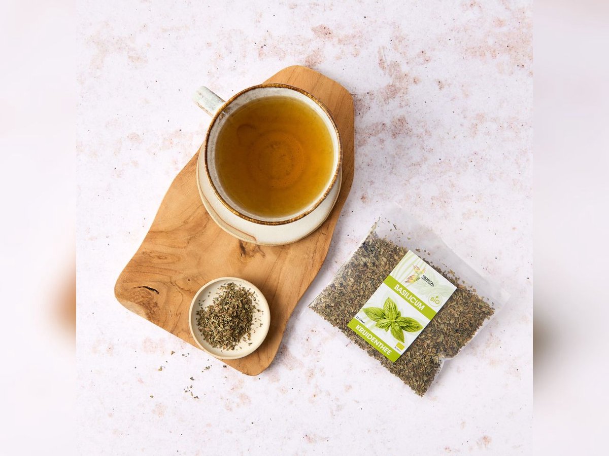 Basilicum Kruidenthee – Biologisch – Cafeïnevrije Kruidenthee – Losse Kruidenthee – 25g