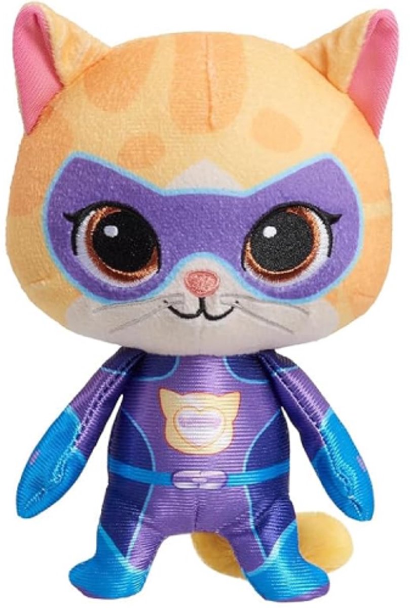 Sparks - Disney SuperKitties Pluche Knuffel 15 cm - Super Kitties Plush Toy - Speelgoed Knuffels voor Kinderen Jongens Meisjes