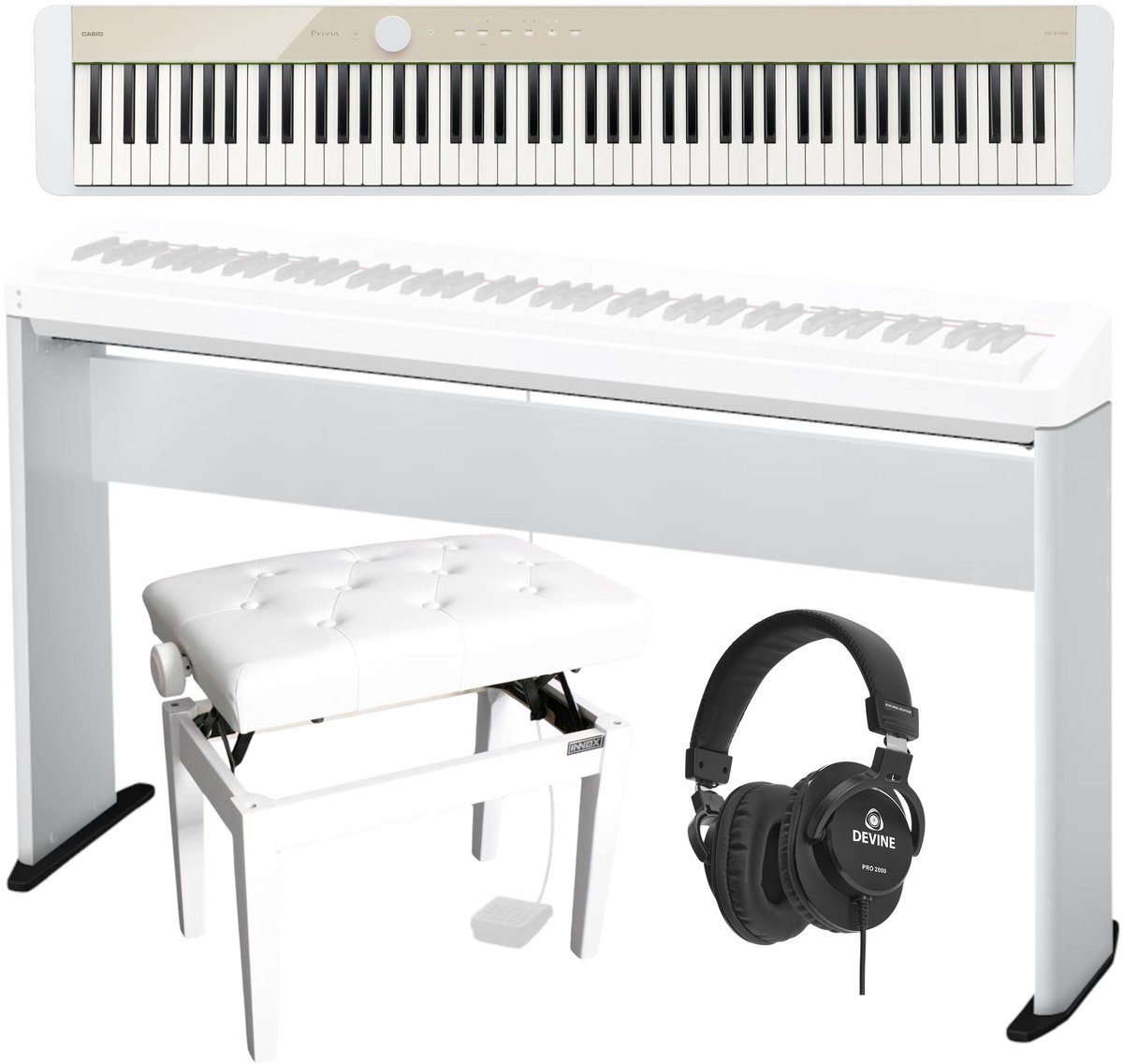 Casio Privia PX-S1100 MB Piano starterset Deluxe