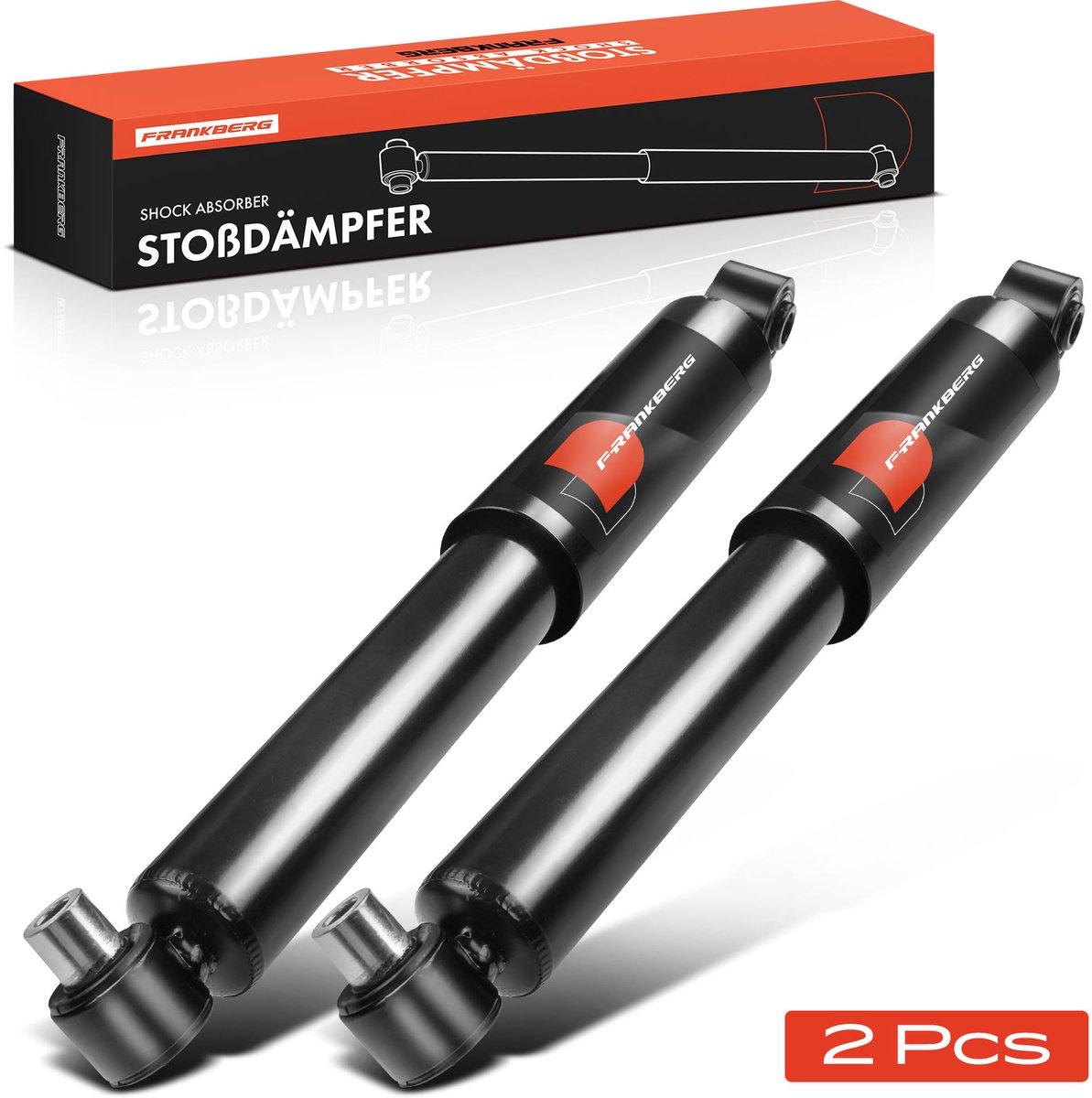 Frankberg 2x Demper Achteras voor Renault