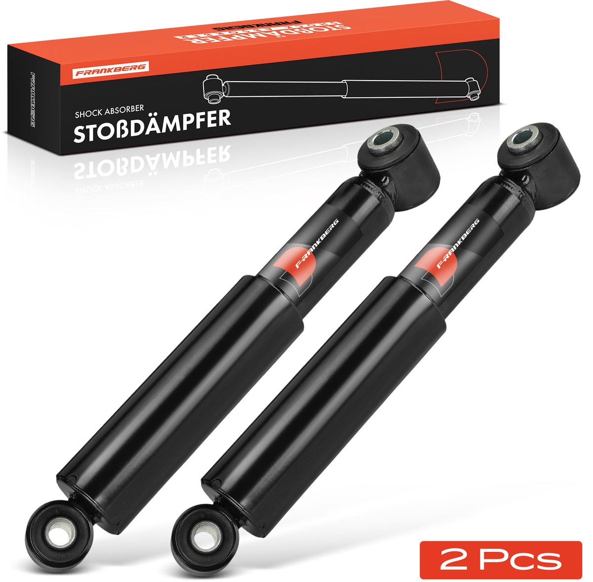 Frankberg 2x Demper Achteras voor VW