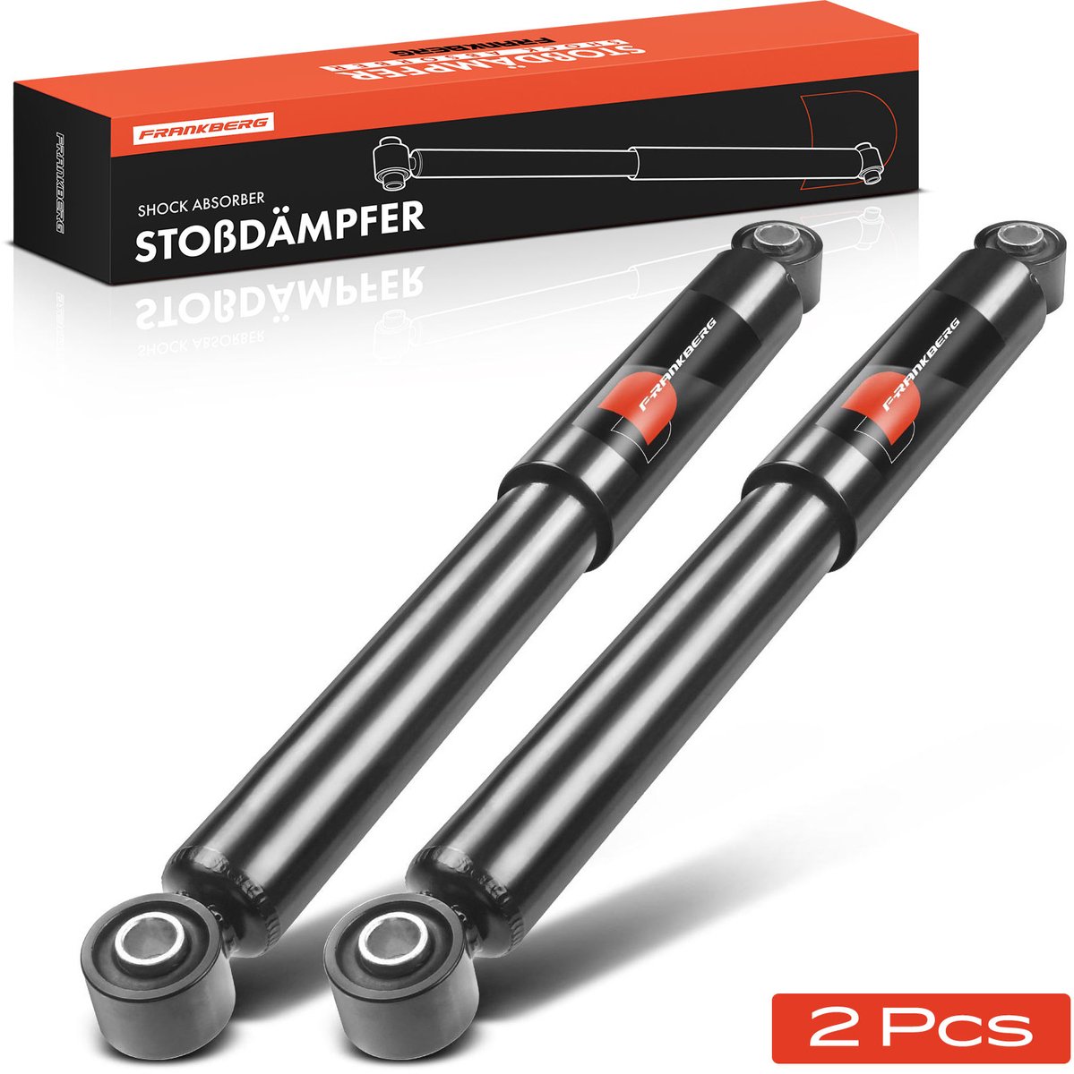 Frankberg 2x Demper Achteras voor Opel
