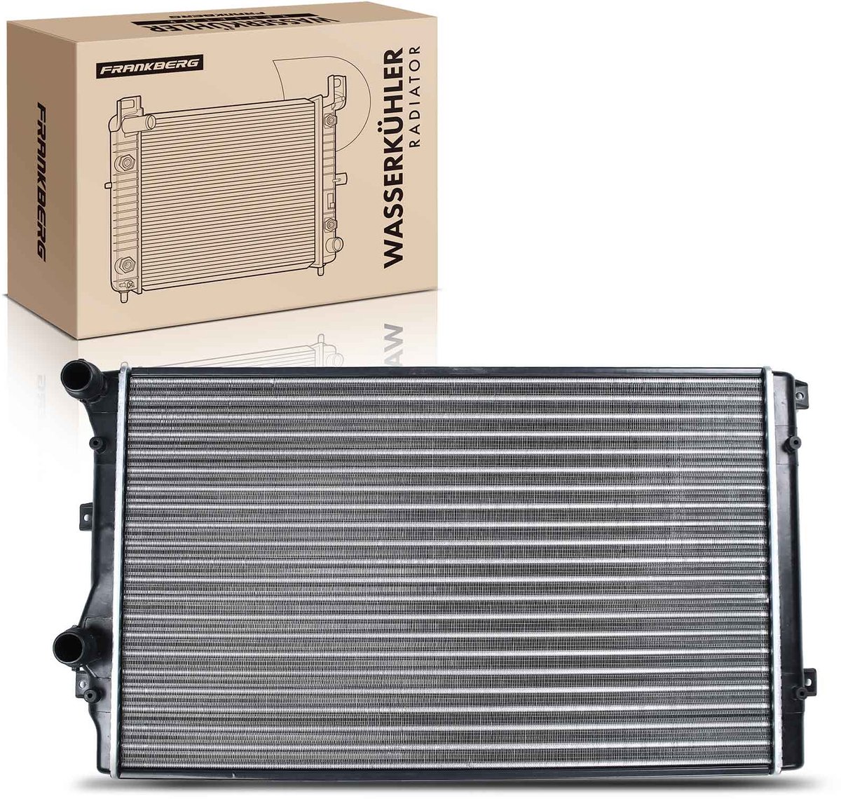 Frankberg 1x radiator waterkoeler motorkoeler voor VW
