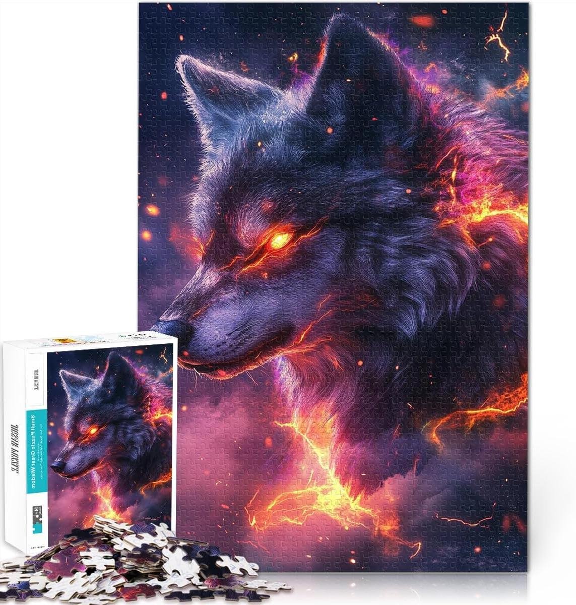 Puzzel 2000 stukjes - Hersenkraker - Geduld Bevorderen - Gedikt Grijs Karton - 70x100 cm - Grijs