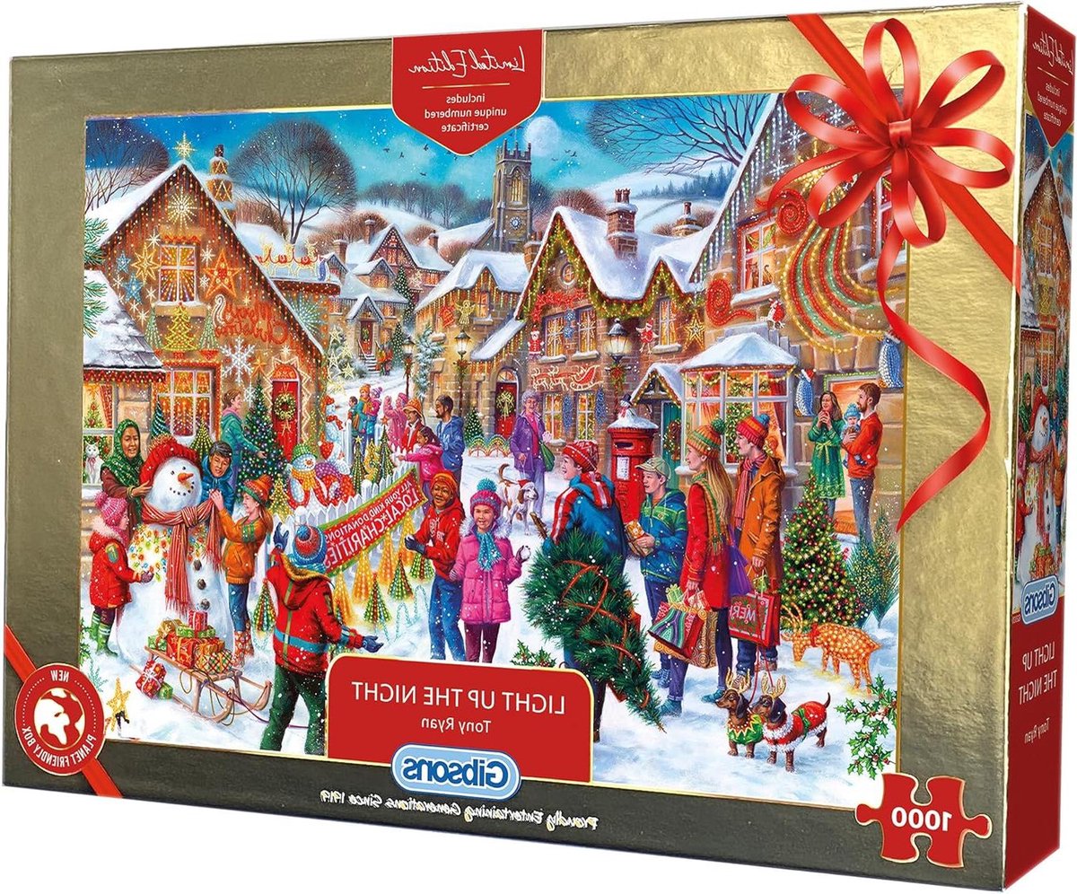 Legpuzzel 1000 stukjes - Kerstpuzzel volwassenen - Ontspannen Vrije Tijd - Limited Edition - 48x68cm - Meerkleurig