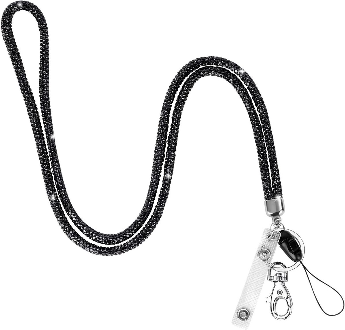 Lanyard Nekband voor Sleutels, ID Kaarten en Toegangsbadges - Comfortabele en Duurzame Strap