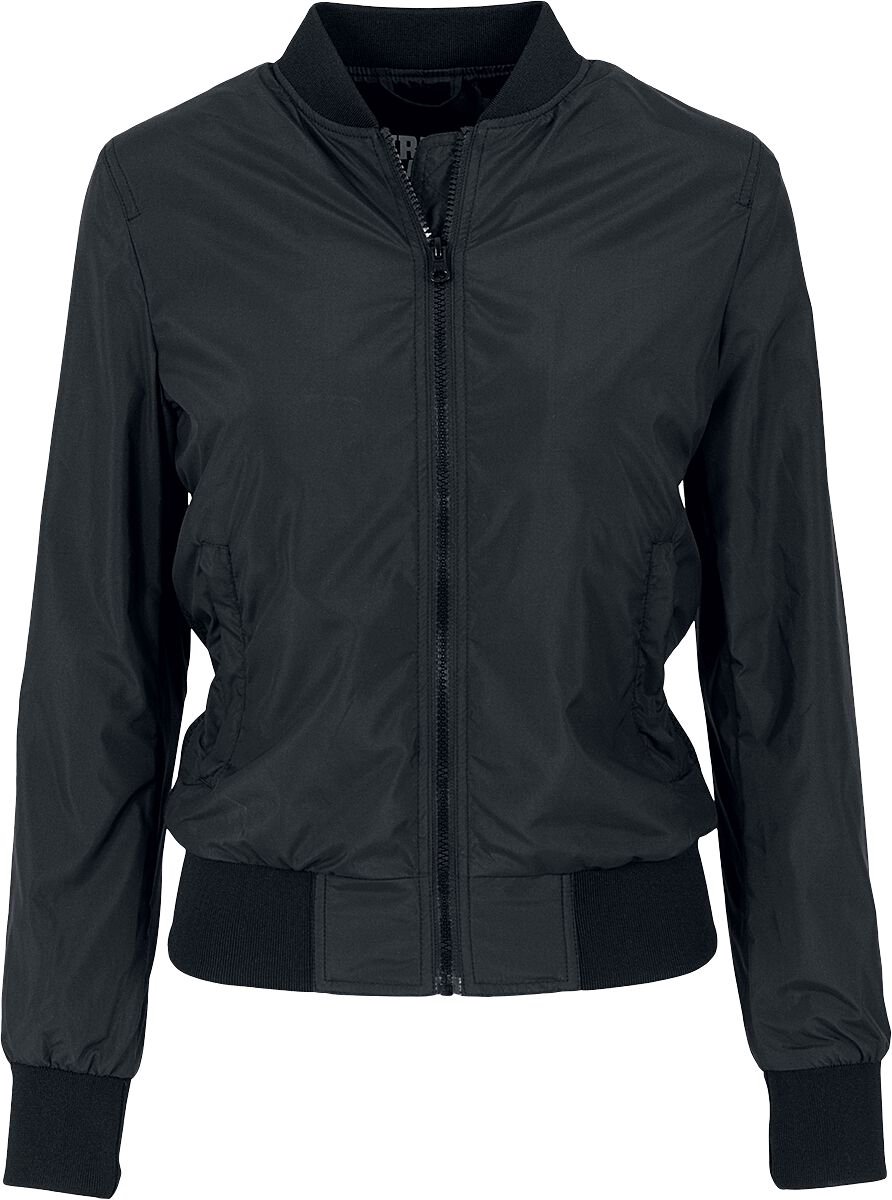 Urban Classics Light Bomber Dames Tussenseizoensjas – XXL Zwart