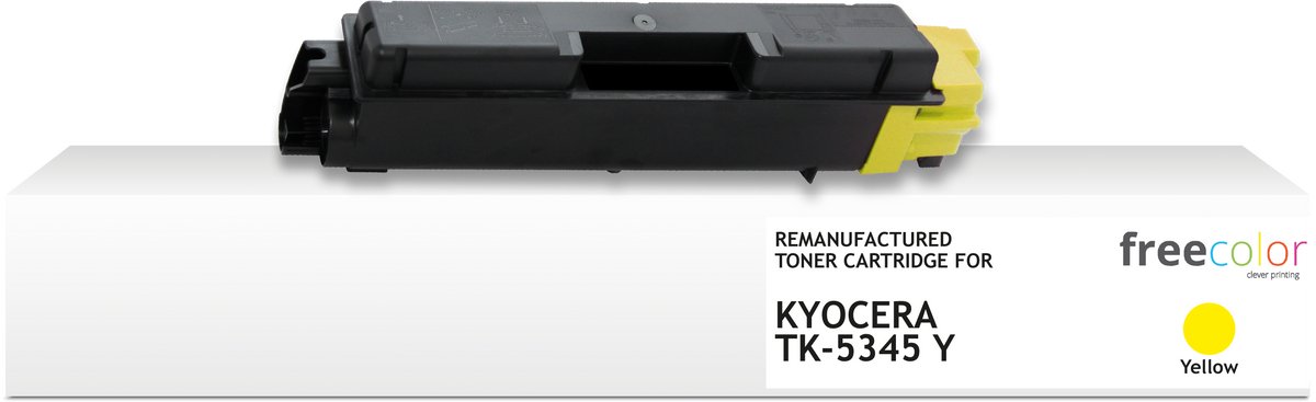 Freecolor - Vervangt Kyocera TK-5345 Y Toner - Geel - 9.000 pagina's - Compatible
