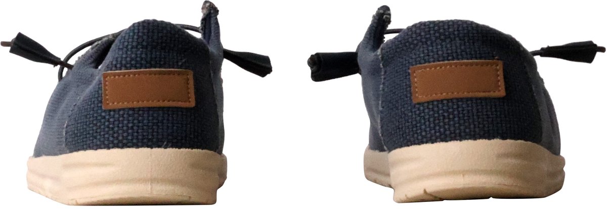 Lage mocassin met veters