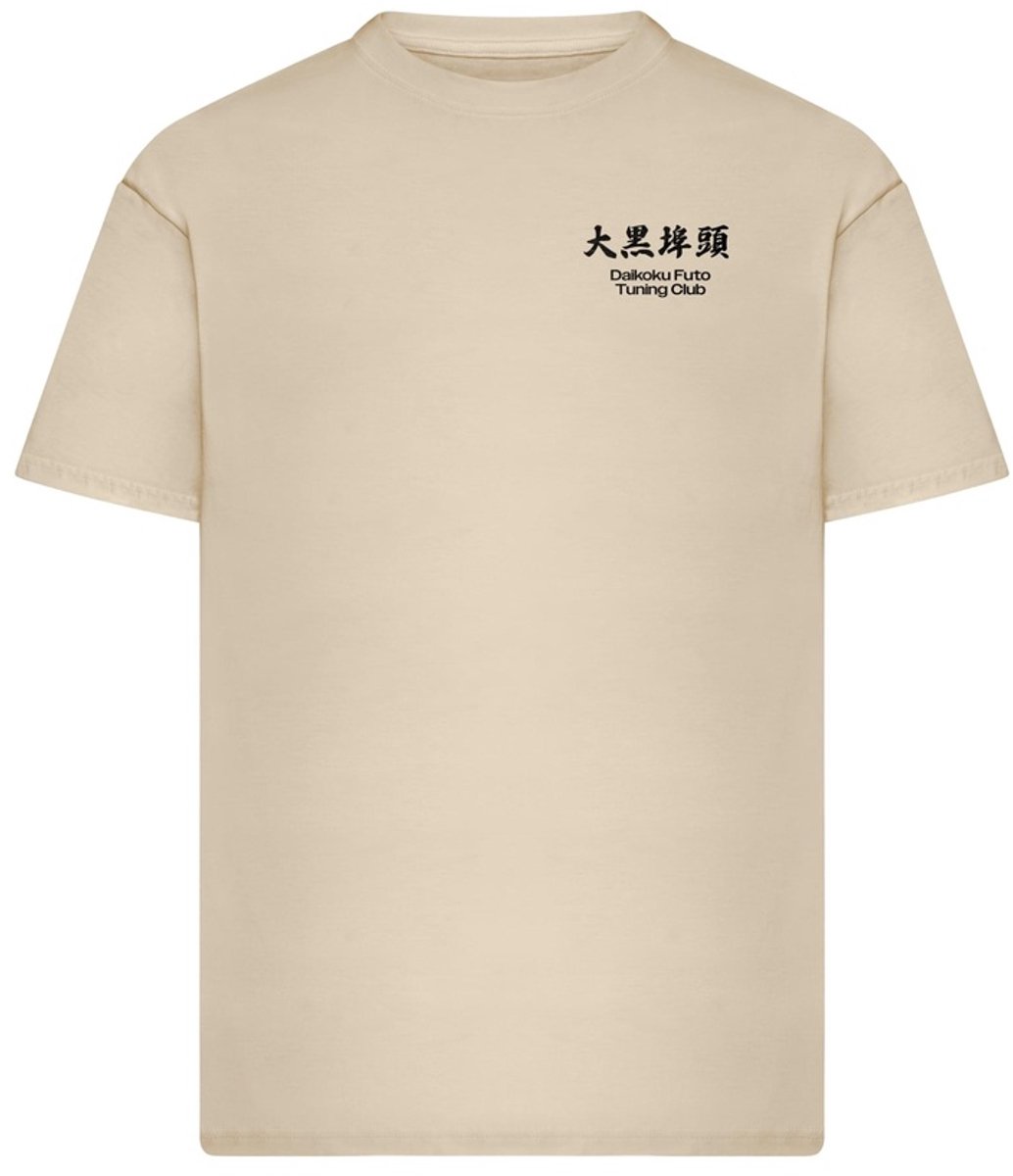 Mister Tee Yokohama Race Heren Tshirt XXL Creme