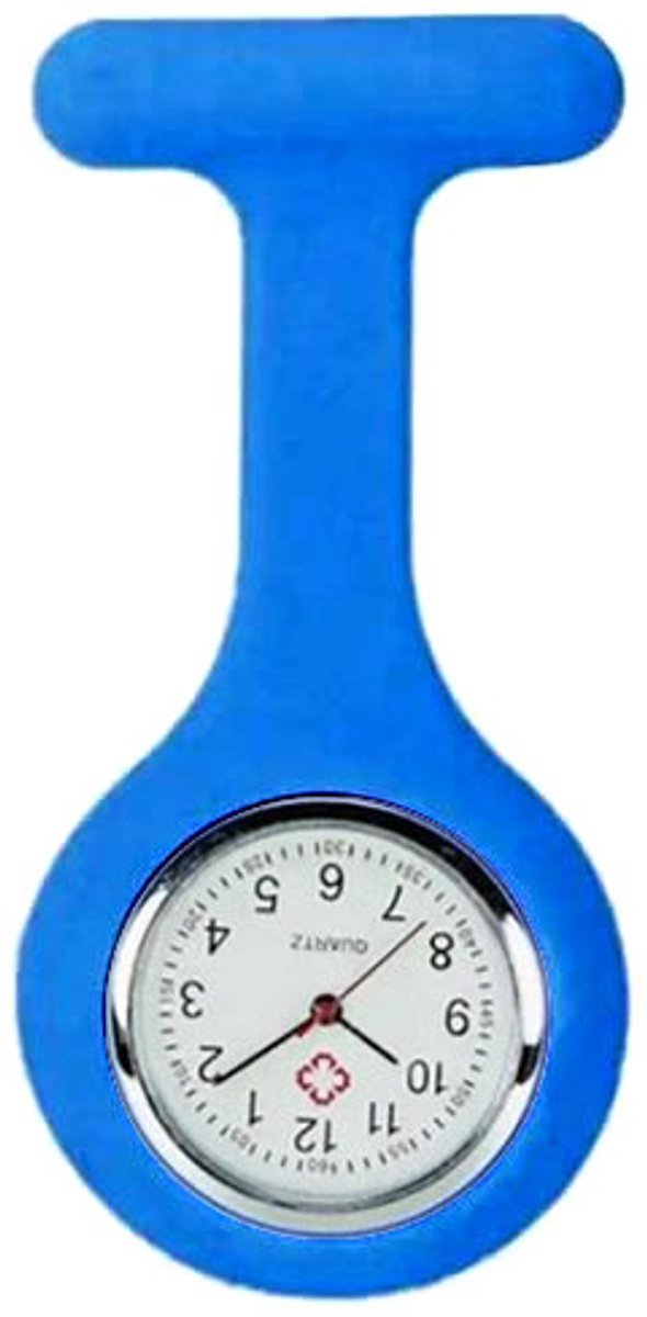 Verpleegsterhorloge-Verpleegkundige horloge-Nurse horloge - Silicone band - Roestvrij staal