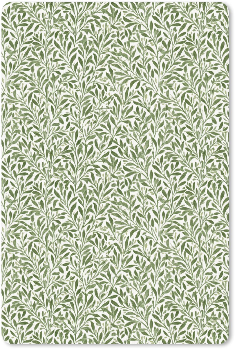 Muismat 13x20 cm - Mousepad Botanisch - Takken - Groen - Muismatten