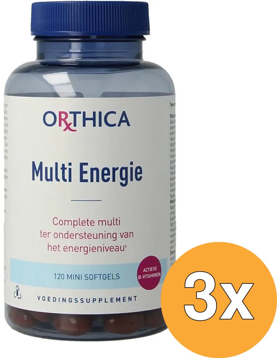 3x Orthica Multi Energie (120 softgels)