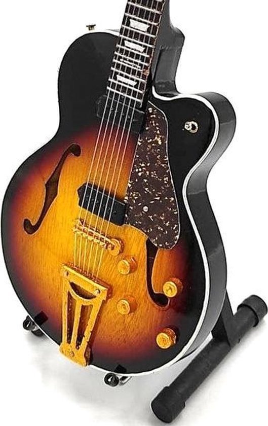 Miniatuur replica Gibson Super 400 CES gitaar - Elvis Presley