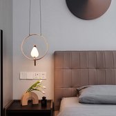 Lampe suspendue LED - Design moderne - Goud/Zwart - 3 positions lumineuses - Ø30cm