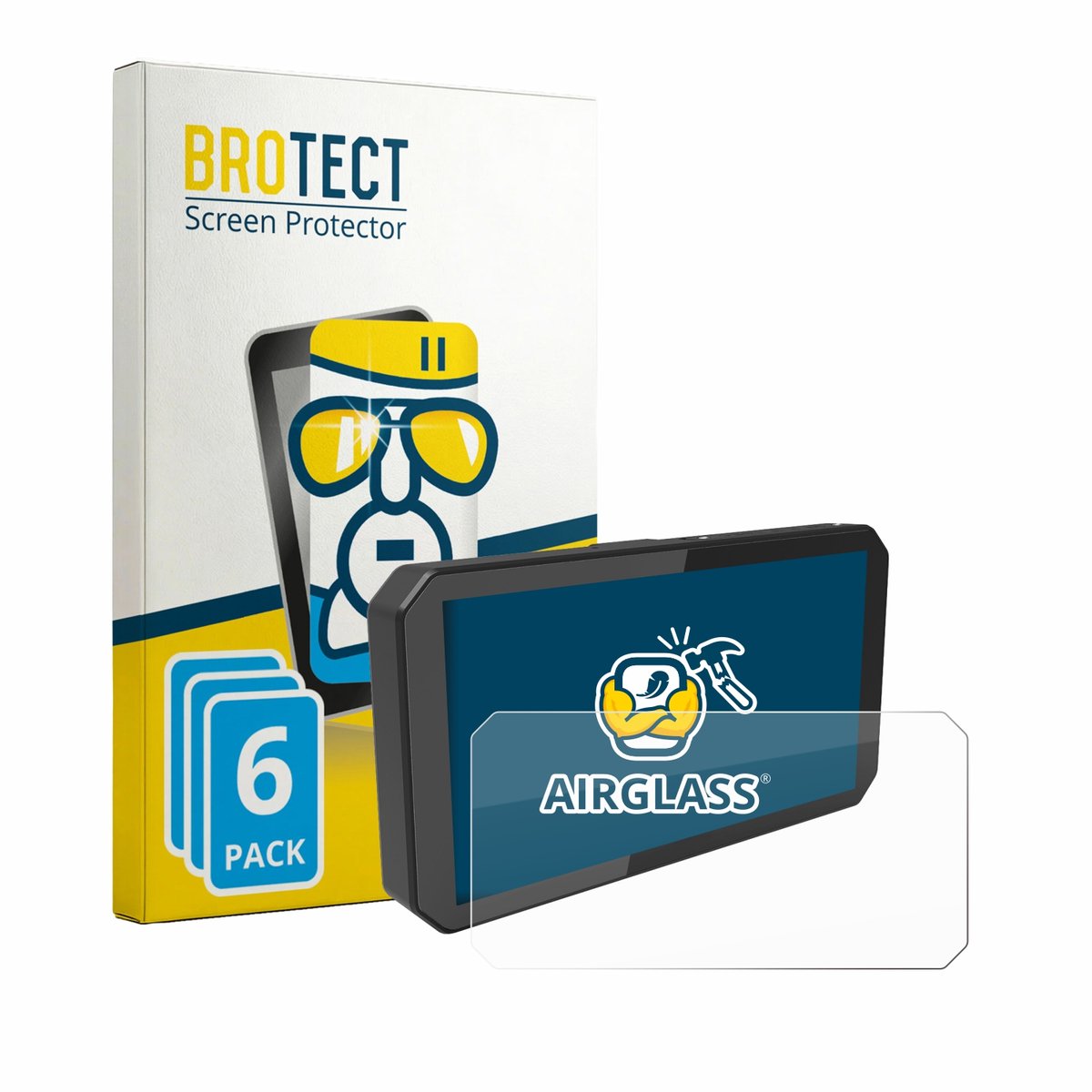 Screenprotector 6 Stuks voor Innovv N1 Pro 5.99" Beschermglas transparant