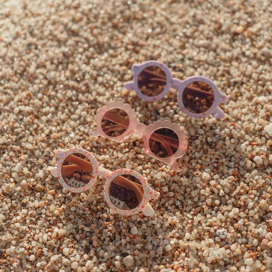 Little Dutch kinderzonnebril Shell Mermaid Pink - roze transparante schelp zonnebril - sunglasses van Merkloos — afbeelding 5