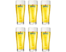 Heineken Ellipse Bierglas -  0.25 l - 6 stuks