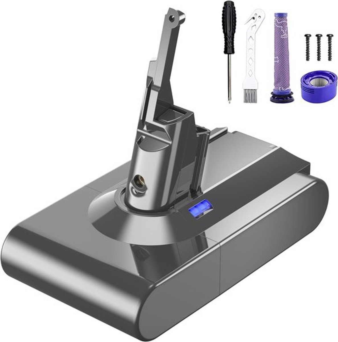 vervangende Accu / Batterij voor Dyson V8 met filterset Accu / Batterij — afbeelding 1