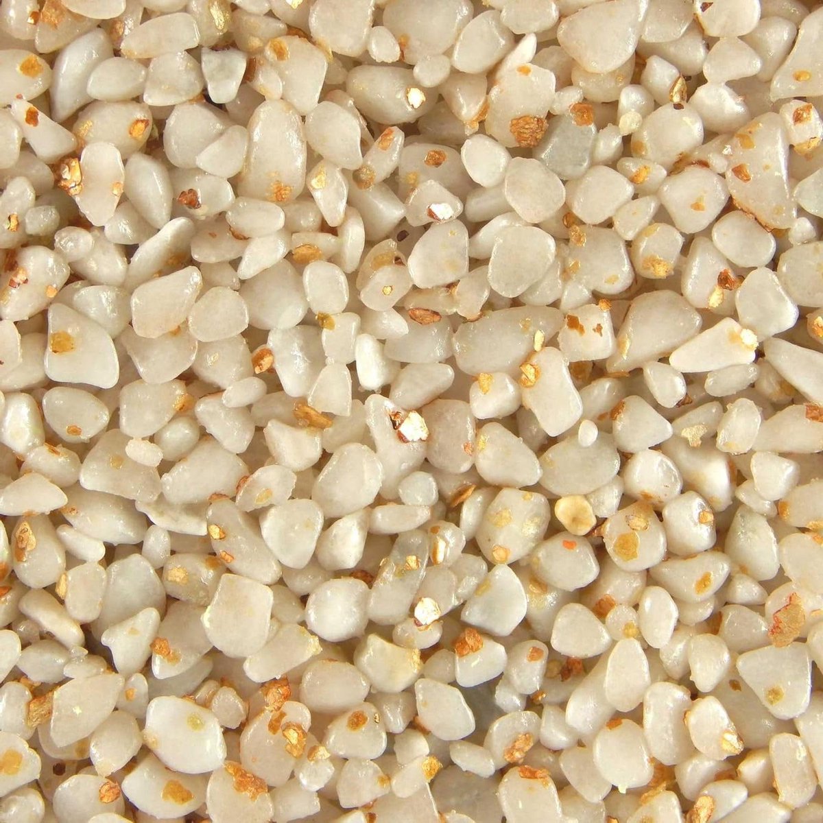 Stenen Tapijt - Marmeren Vloer - Buiten Vloeren - Oplosmiddelvrij Bindmiddel - 1 m² - Bianco Goud