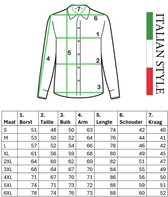 Napoli Uomo - Chemise Homme - Imprimé Blanc Bleu - Style Italien