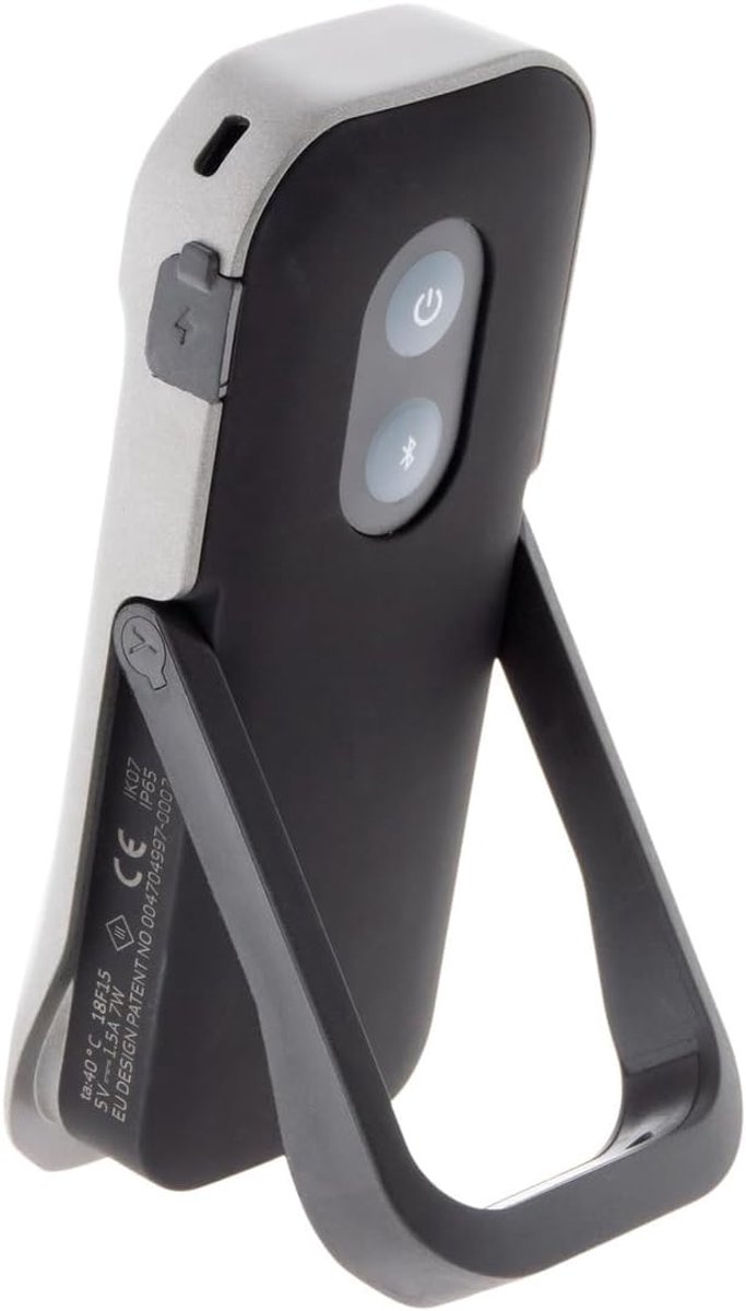 LED Handlamp - Werkverlichting - Klus Klussen - Bluetooth Connectiviteit - 600 Lumen - Zwart