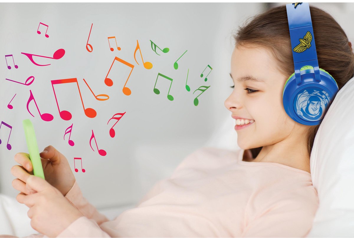 3D speelgoed Story design Bluetooth® en Bedrade Opvouwbare Koptelefoon met veilige volumebeperking
