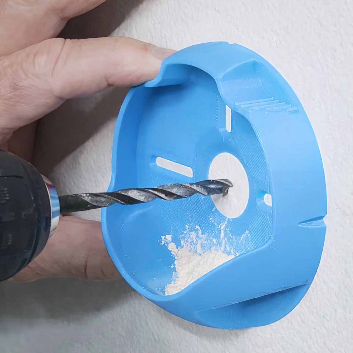 Herbruikbare Boor Stofopvang – Blauw - Stofvanger voor Boormachine – Stofkap – Voor Thuis & Professioneel Gebruik
