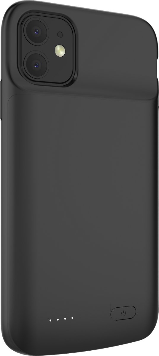 Geschikt voor Apple iPhone 11 - Distinction Smart Battery Case - Powerbank Telefoonhoesje - Batterijhoesje - Battery case - Accuhoesje Zwart - 5000 mAh