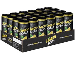 Fonti di Crodo - LemonSoda l'originale Limonata Italiana - Lemon Soda - tray 24 stuks