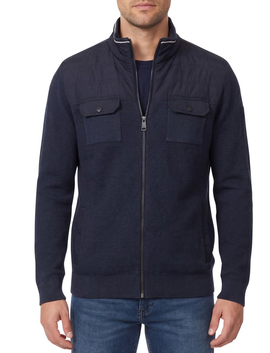 Casamoda Vest Blauw 454383000/198