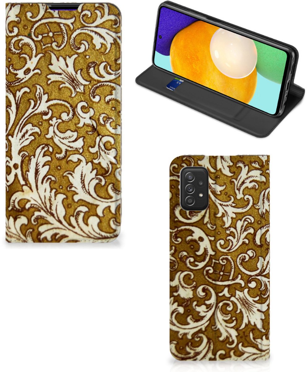 Telefoon Hoesje Samsung Galaxy A03s Barok Goud