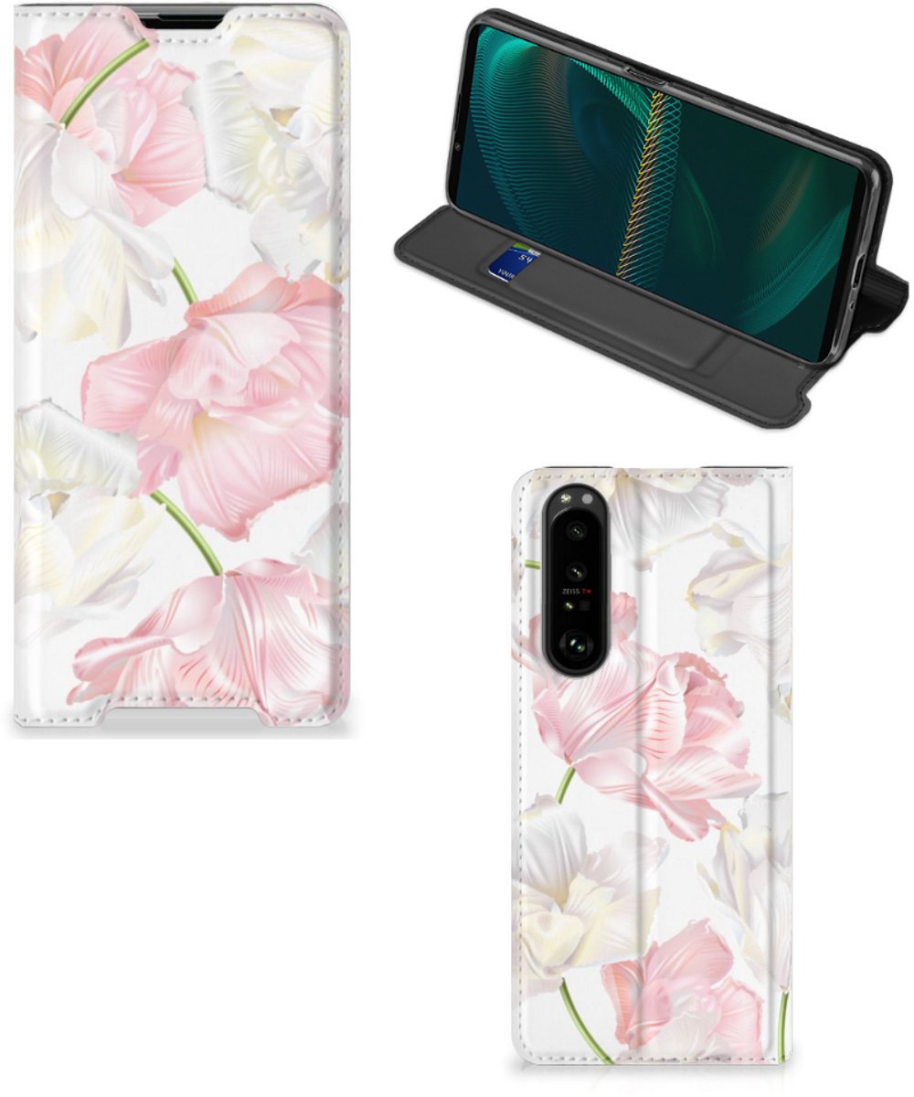 Sony Xperia 5 III Smart Cover Lovely Flowers