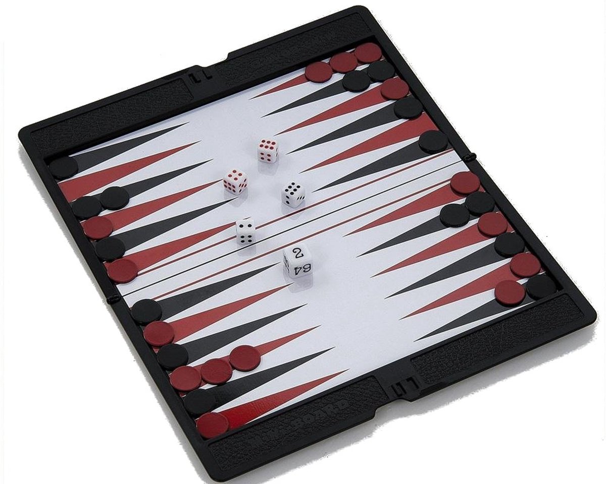 Philos Backgammon reisset magnetisch etui