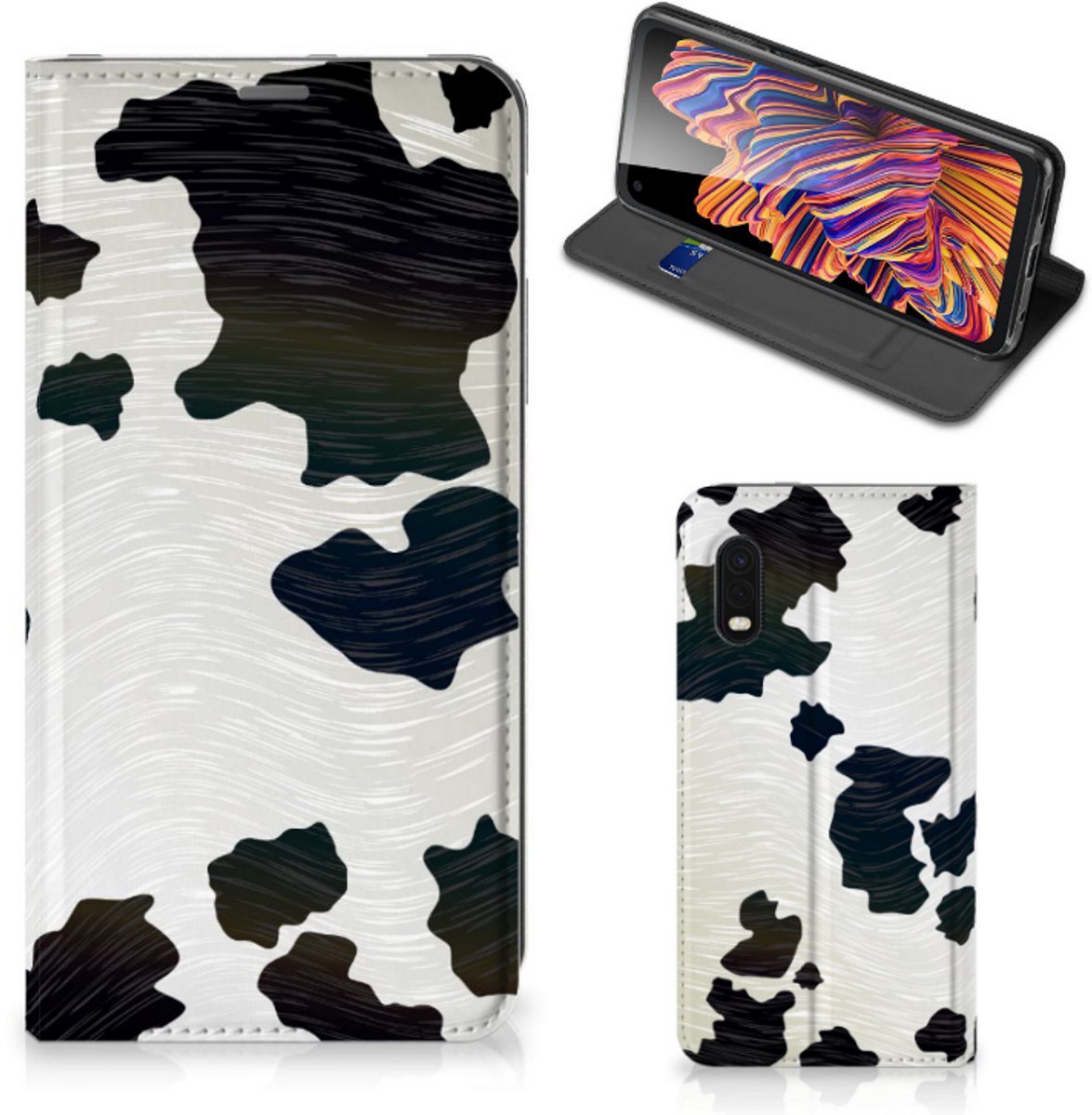 Samsung Xcover Pro Hoesje maken Koeienvlekken