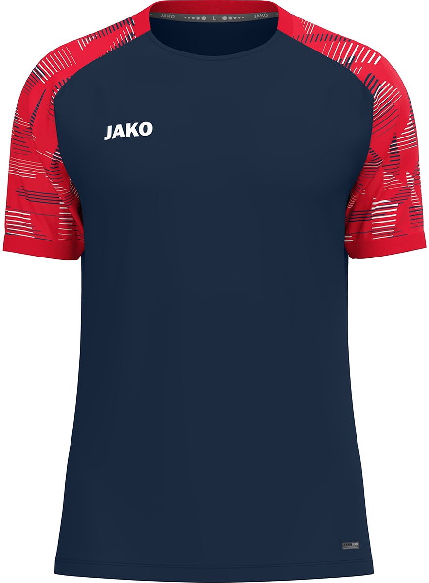 Jako Sonic T-Shirt Heren - Marine / Rood | Maat: L