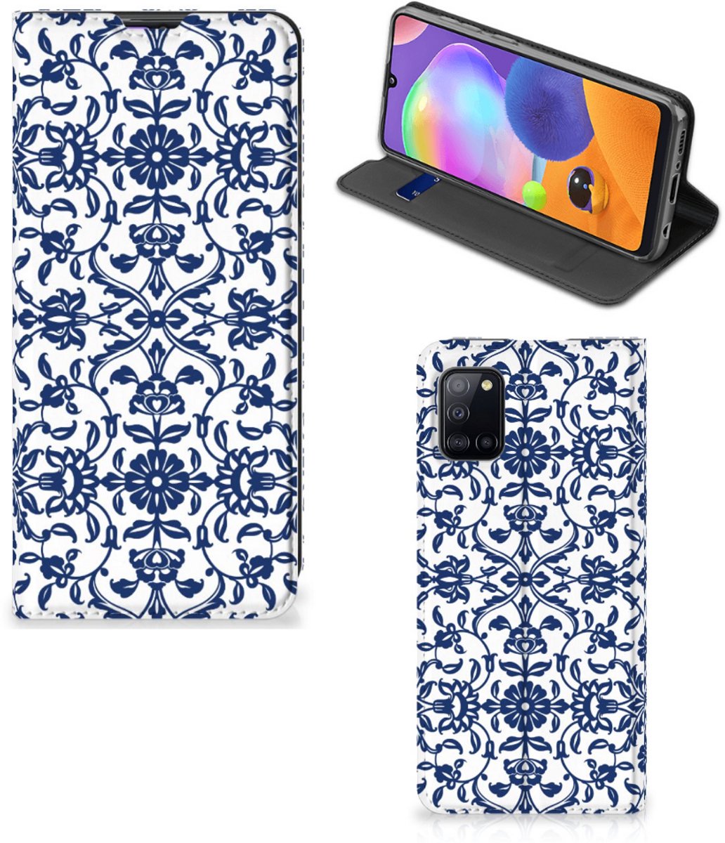 Samsung Galaxy A31 Smart Cover Flower Blue