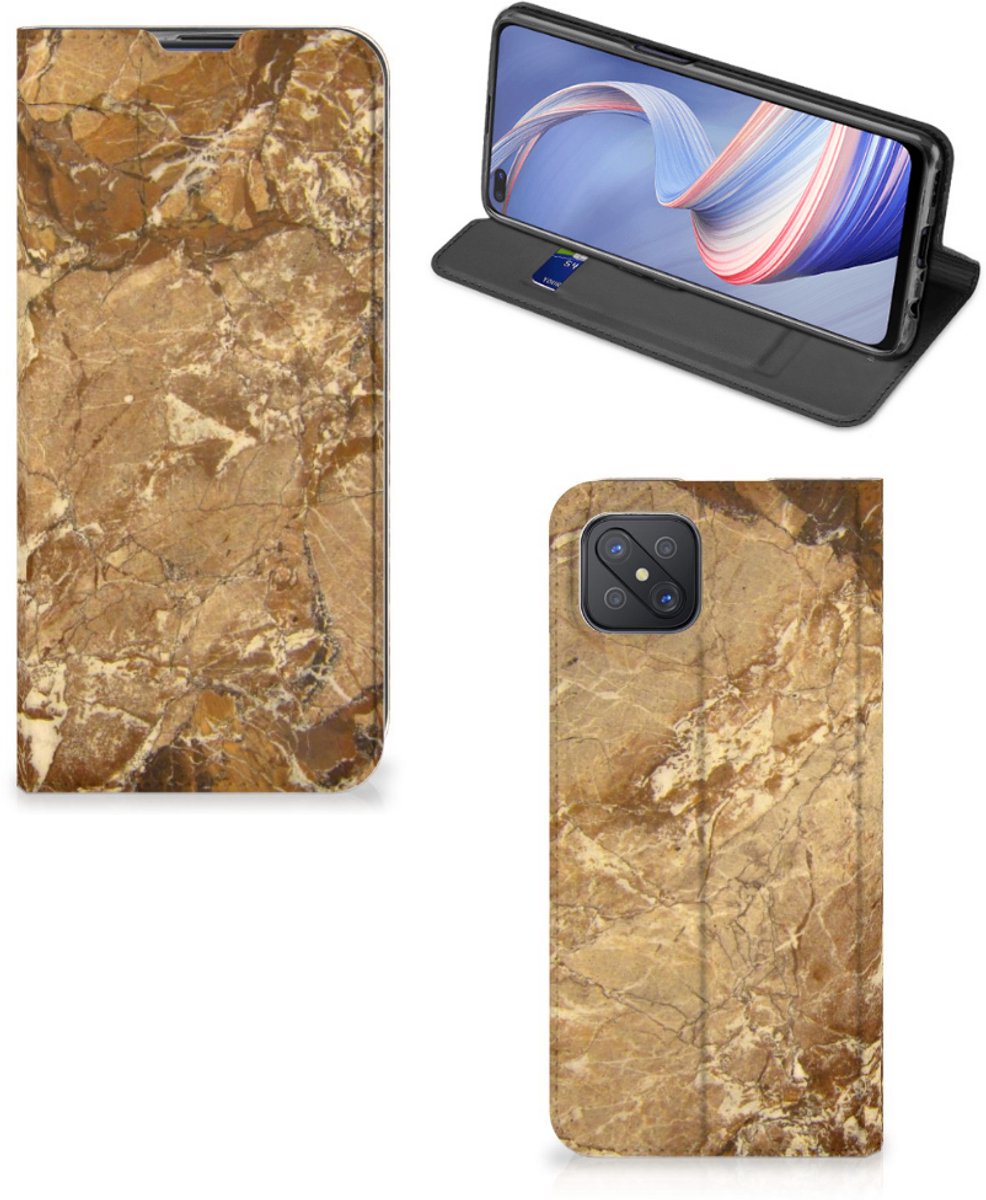 OPPO Reno4 Z 5G Standcase Marmer Creme