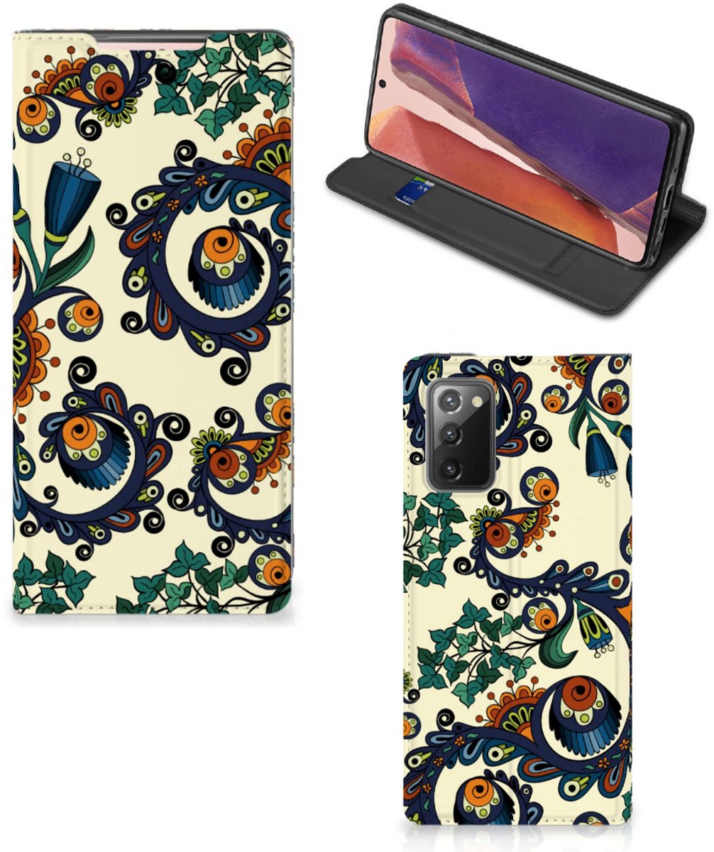Telefoon Hoesje Samsung Galaxy Note20 Barok Flower