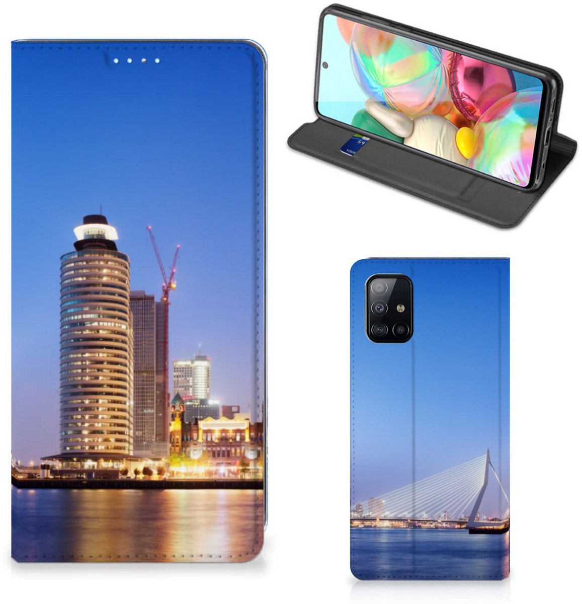 Samsung Galaxy A71 Book Cover Rotterdam