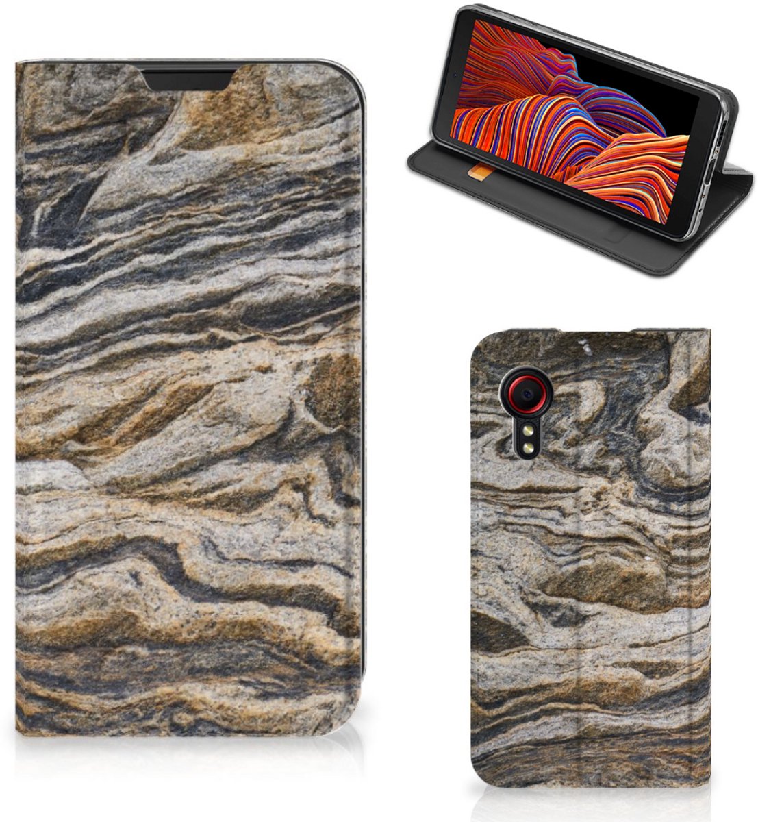 Samsung Galaxy Xcover 5 Standcase Steen