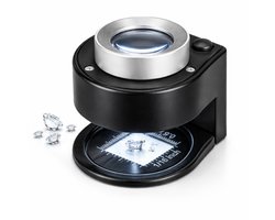 Juweliersloep - Loep 60x - Juweliers Gereedschap - Loeplamp met Led Verlichting - Horlogemakersloep - Zakloep