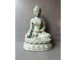 Statue en bronze de Bouddha/Bhumiparsa mudra - Asie