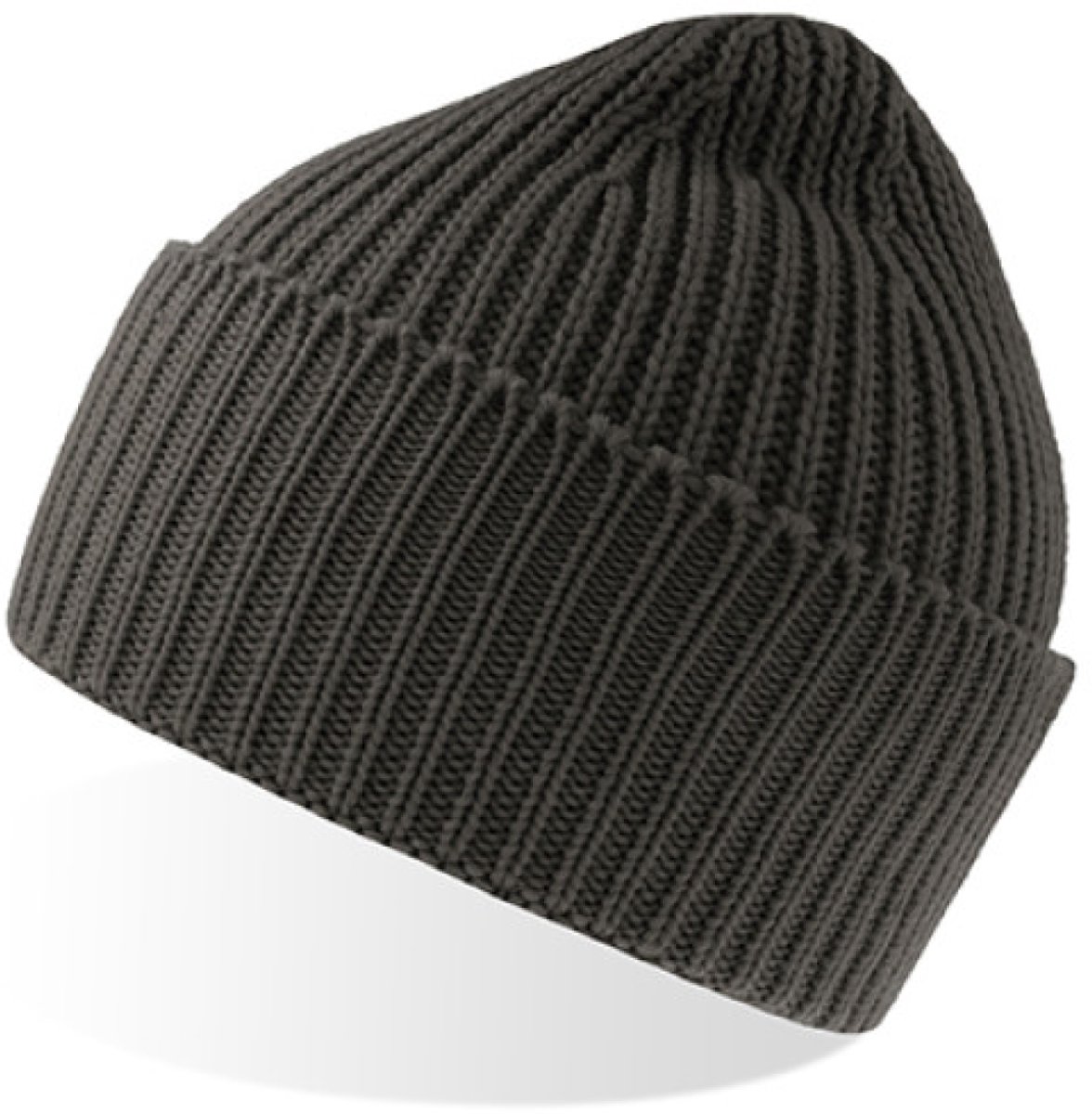 Atlantis Headwear - Oak Beanie - Dark Grey Melange - One Size